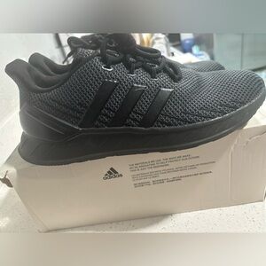 Adidas Charcoal Knit Sneakers